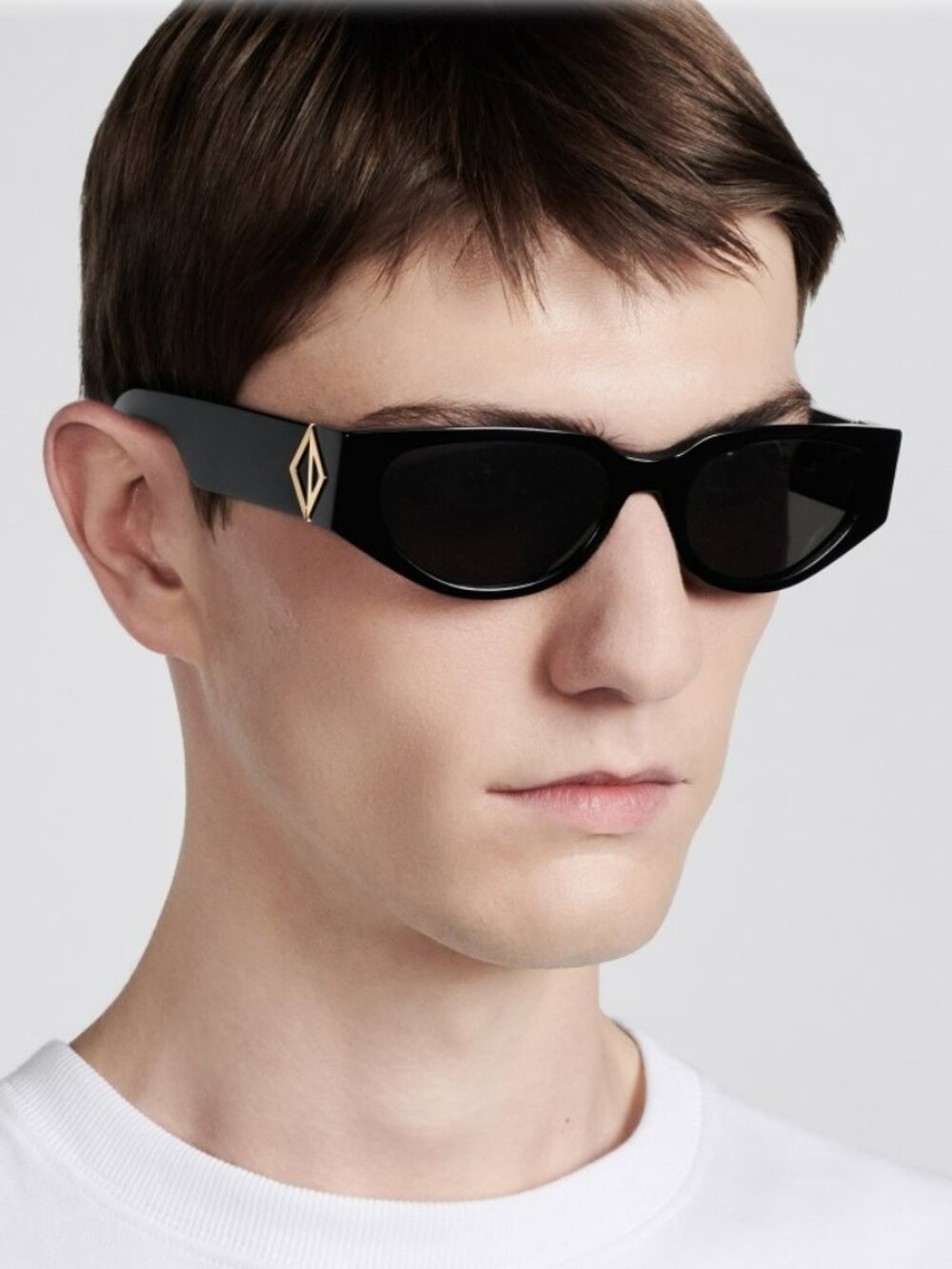 Dior CD Diamond S7I Sunglasses – Black Cat Eye with Grey Lenses (10A0) - Picture 12 of 12